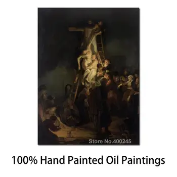 Spust s Križa Rembrandt Van Rijn Slikarstvo za Prodajo Umetnost Portret Ročno Poslikane Visoke Kakovosti