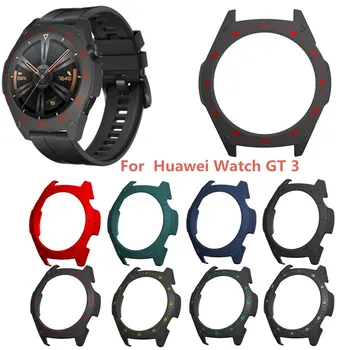 PC Gledanje Zaščitna Primeru Kritje Za Huawei Watch GT3 46mm SmartWatch Shockproof Težko Screen Protector Lupini Z Lestvico